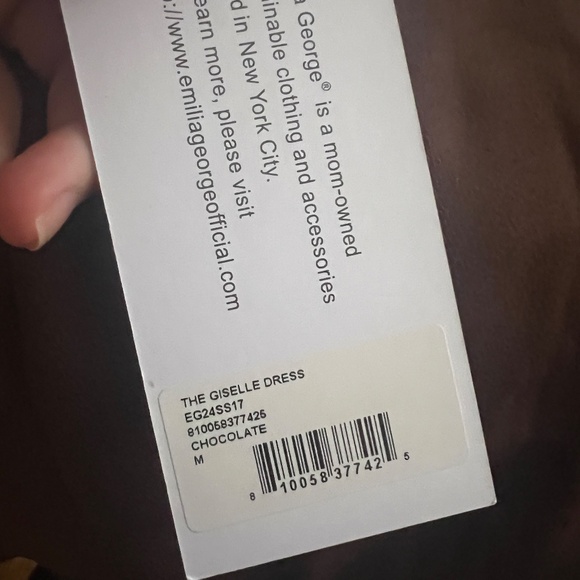 Emilia George Giselle Satin Halter Dress - Picture 6 of 6